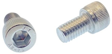 M8 x 14mm Allen Socket Head Cap Screws (20pk) - ISO 4762 A2-70 Stainless Steel Allen Hex Drive Machine Screws - Full Thread Metric Fasteners for DIY, Engineering, 3D Printing M2 M3 M4 M5 M6 M8 (20pk)