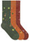 von Jungfeld - 3er Set Motiv Socken mit Prairie Icon - Bunte Socken in Gr. 43-46