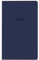 Idena 11148 - Taschenkalender 2025 im Format 8,7 x 15,3 cm, 1 Monat auf 2 Seiten, Terminkalender mit flexiblem Einband in Blau und Adressheft