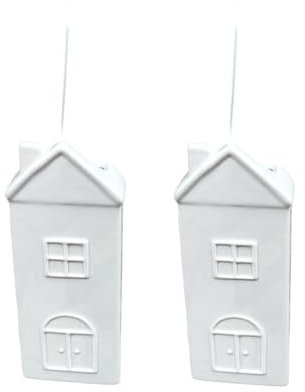 Luftbefeuchter Heizkörper - Heizkörper Wasserverdunster zur Befeuchtung der Raumluft aus Keramik Luftbefeuchter Heizungen 2 Stück Farben Weiß Grau Braun Rosa Hellblau (Home 1)