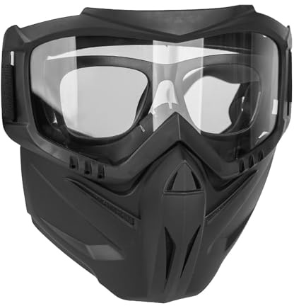 Schutzbrillen-Gesichtsabdeckung – Motorrad-Gesichtsbrille | Motorrad-Reitbrille Mit Gesichtsschutz, Verstellbare UV-Schutzbrille Für Dirt Bikes, ATV-Brille, Offroad-Radfahren, Motorrad-Schutzbrille Fü