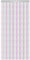Aluminium Chain Fly Curtain for Doors 90 X 214 5cm Silver Purple Insect Screen with 1 4mm Link Strands Durable Metal Strip Blind for Home Garden Patio