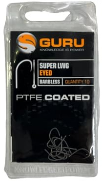 Guru Super LWG Eyed PTFE Coated Hooks