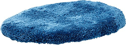 Erwin Müller WC-Deckelbezug Uni blau Größe 47x50 cm Katerini - trocknergeeignet, moderner Farbverlauf, mit Schnürung