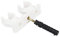 Generisch Doppel Rohrclip Clipser Rohrhalter 14-15/16-18/20-22/25-28 50 Stück (16-18 mm) Weiß