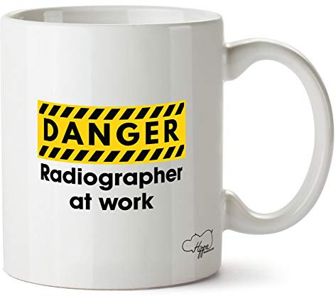 Hippowarehouse Danger Radiographer at Work Printed Mug Cup Ceramic 10oz