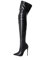 Stivali Alti Donna Stivali da Donna sopra Il Ginocchio Serpent Sexy Fashion Nightclub Scarpe con Tacco Alto (38,Nero)