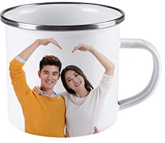 Custom Mug with Your Photo Personalized Coffee Tea Cup Heat Sensitive Color Changing Drinking Cup with A Free Spoon,Great Photo Gifts for Mom/Dad/Boy/Girlfriend
