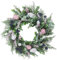 XIMIN 50cm Osterkranz Mit Bunten Eiern, Zweigen Und Pastellfarbenen Ostereiern Aster Eierkranz Künstlicher Blumen Kranz Feiertags Dekorationen Türbehang Oster Dekorationen (A)