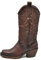 IF Fashion Cowboy Western Scarpe da Donna Stivali Stivaletti Punta Quadrata Camperos Texani Etnici 886 marrone N.38