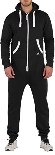 Finchman 25A2 FMJ18 Herren Jumpsuit Overall Onesie Black Gr. L