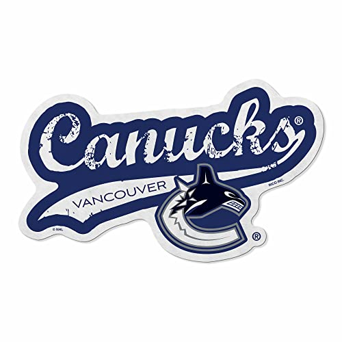 Rico Industries NHL Vancouver Canucks Wimpel im Used-Look in Form eines Schnittes – Heim- und Wohnzimmer-Dekor – weicher Filz zum Aufhängen