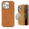 DONBOLSO Kompatibel mit iPhone 14 Pro Ledertasche - Slim Fit-Präzisionsgefertigtes Premium-Telefon-Cover - Anti-Rutsch - Schützt Ihr Telefon mit Anti-Kratz-Mikrofaser-Futter - Vintage Brown