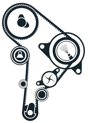 SKF Water Pump + Timing Belt Kit