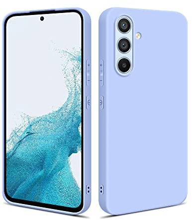 HSP Funda para Samsung Galaxy A54 5G, Carcasa Silicona, Case, Azul Claro | Antigolpes, antiarañazos, cortes precisos, bordes elevados, cámara protegida, capa cover, protector para móvil y teléfono
