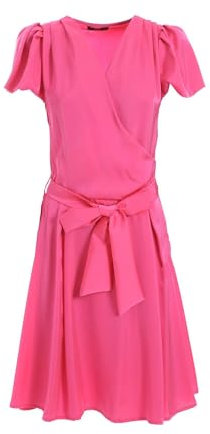 Yes Zee Busto Cruzado, Cinturón de Cintura Mujer, fucsia, S