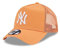 New Era Vesrtellbar Fanartikel New York Yankees MLB Orange gebogener Schirm Kappe - One-Size