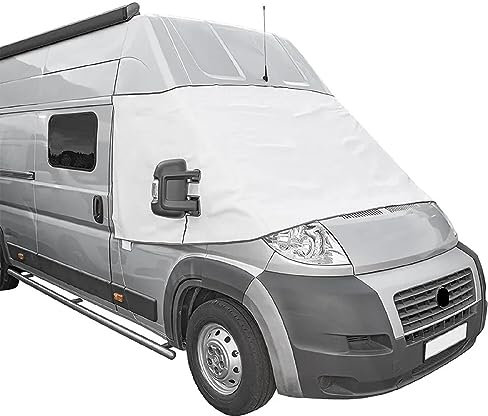 Preiswert&Gut Frontscheibenabdeckung FIAT Ducato X250 Peugeot Boxer, Citroën J5 Grau oder Weiß (Weiss)