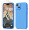 GOODVISH 3 in 1 Designed for iPhone 15 Case Premium Silicone 6.1 (2023)| Upgraded Camera Protection, 2 Pack Screen Protector, Shockproof Anti-Scratch Gel Rubber Slim Phone Case Cover, Azure Blue