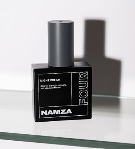 NAMZA - NIGHT CREAM - Nachtregeneration Creme: Feuchtigkeit, Anti-Aging und Pflege. Männerhautpflege (50 ml)