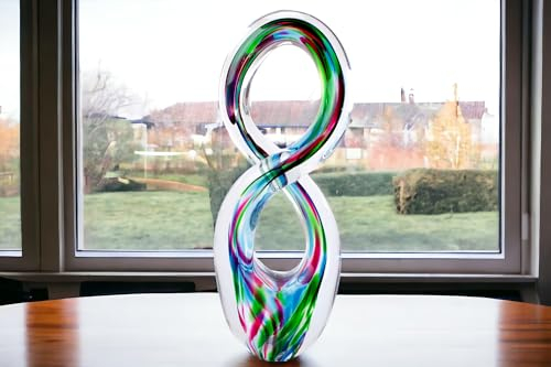Urne Infinity Blue  - Urne für Asche - Einäscherung Urne - Gedenkkurn - Kleine Urne - Gläser Urne - Pet Urne - Hund Urne - Katze Urne …