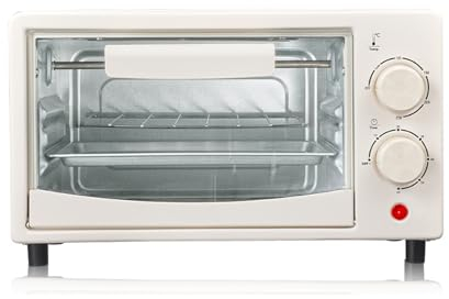 Electric Cooker with Oven, Grill & Hot Plates - 12 Litre Mini Countertop, Adjustable Heat Settings, 60 Minute Timer, Indicator Light - 100-250°