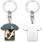 PiercingJak EM WM Schlüsselanhänger mit Personalisierte Foto Text Gravur Fußball Trikot Anhänger Inspirierende Charms Glücksbringer Erinnerung Geschenke für Fußballfans Sportfan