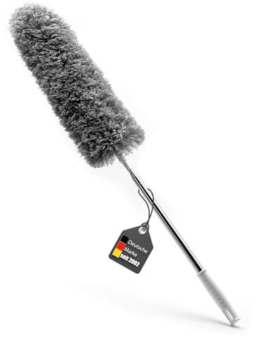 BigDean Teleskop Staubwedel ausziehbar auf 254 cm waschbar
