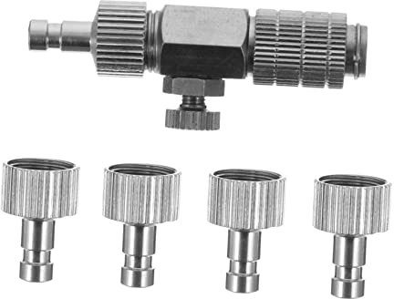HAWILLOSCH 1 Jeu Connecteur rapide pour aérographe tuyau de compresseur raccords de compresseur d'air Accessoire airbrush Raccord rapide airbrush coupleur aérographe connecteur aérographe