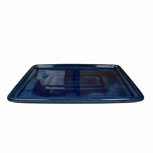 Bonsai Drip Tray - Blue Rectangle - 270x200 | Ceramic Bonsai Tray