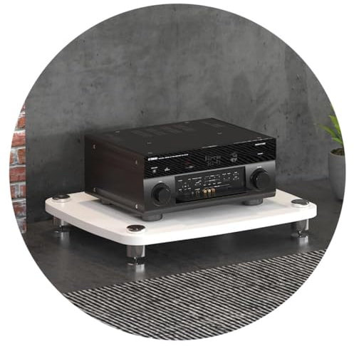 Metallverstärker-Rack – 3-stufige Audiokabine für audiovisuelle Räume, ideale Geräteaufbewahrung für Verstärker und mehr, langlebiges und stilvolles Design