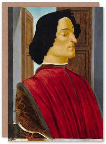 Artery8 Sandro Botticelli Art Card Giuliano de Medici Portrait