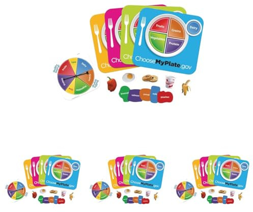 Learning Resources Healthy Helpings A Myplate Game, 2-4 Players, 56 Piece Set, Ages 4+ (Pack of 4)