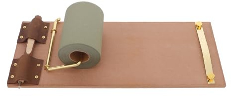 Retro Notizzettelhalter 1 Satz und Metall für Büro | Notizpapierrolle Wechselbar, Wandhalterung für Papier, Papierspender für Schule und Ordnung