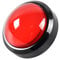 EG STARTS Arcada 4 pulgadas 100mm Big Dome 12V LED Pulsadores Iluminados con microinterruptor para Arcade Machine Video juegos partes (Rojo)