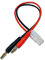 Premium Lipo Akku Ladekabel mit Japan 13,5mm Nylon Stecker kompatibel zu Tamiya auf 4mm Bananenstecker Goldstecker Steckverbinder 30cm 14AWG 2.5mm² Silikonkabel RC Modellbau