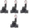 Suinga - Pack 4 Electroválvulas jardin 9V 1 con regulador de caudal, funcionamiento con todos los programadores a batería 9V de riego automático.