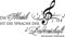 GRAZDesign Wandtattoo Sprüche Musik ist die Sprache der Leidenschaft Wohnzimmer Musikraum - 89x50cm / 070 schwarz