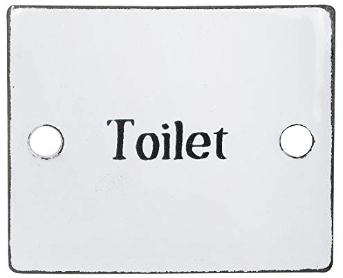 Ib Laursen Kleines Emaille Schild Toilette