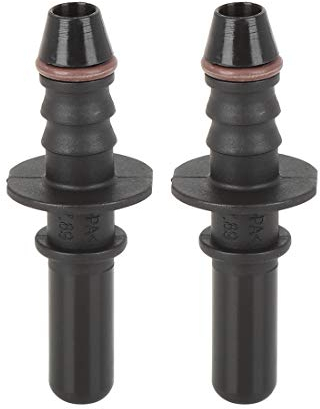 X AUTOHAUX 2pcs 7.89mm ID6 Voiture Tuyau Conduite Carburant Tuyau Libération Rapide Mâle Connecteur