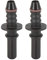 X AUTOHAUX 2pcs 7.89mm ID6 Voiture Tuyau Conduite Carburant Tuyau Libération Rapide Mâle Connecteur