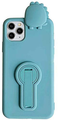 SGVAHY Kickstand Phone Case Compatible with iPhone 7 Plus / 8 Plus, Super Cute 3D Cartoon Dinosaur Design Stand Holder Cover Case Soft Silicone Protective Case (Dinosaur Blue, iPhone 7 Plus / 8 Plus)