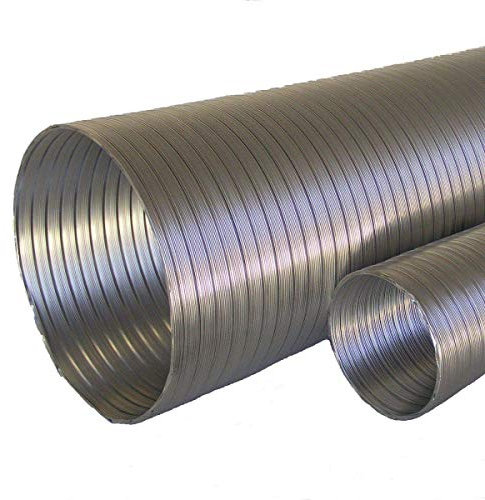Aluminium Flexible Pipe | Air Ducting Flexi Tube Alloy Hose| Flexipipe Fan Duct (80mm)