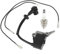 Bicaquu Bobina di accensione in Lega di Alluminio, Candela di accensione Durevole Resistente all'Usura Prodotta professionalmente, Elevata precisione per Motosega 2500 25CC ZENOAH G2500