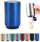 CHICAN Magnetic Bottle Opener, Stainless Steel Automatic Beer Bottle Opener, Push-Pull Bottle lid Lifter, Beer Gift for Men, can Open Beer Bottle in Half a Second (Blue)