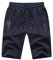 JustSun Kurze Hosen Herren Shorts Sommer Kurze Hose Jogginghose Kurz Gym Sweat Sport Fitness Shorts Herren Reißverschluss Taschen Blau XL