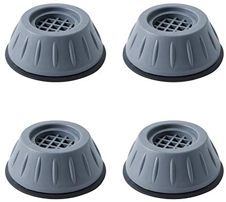 Antivibracion lavadora, ventosa de protección para el suelo, pies de muebles a prueba de sonido, almohadillas antideslizantes para secadora, nevera, lavavajillas, microondas, horno - 4 piezas