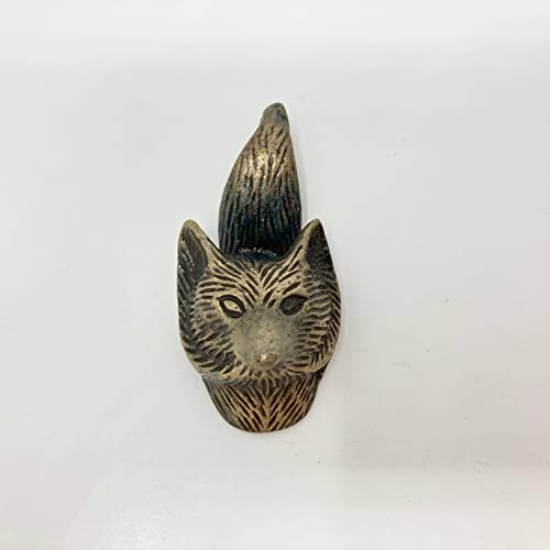 Vintage Antik Eisen Bronze Handgefertigte Metall Tier Schrank Türknäufe Schublade Zieh Schrank Türgriffe (22. Herr Fuchs)