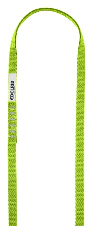 EDELRID Unisex – Erwachsene Tech Web Sling 12mm II Schlingen, neon Green, 180 cm