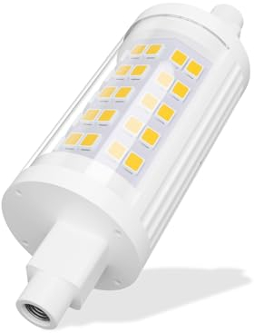 BVCL R7s LED Lampe 78mm, Warmweiß 3000K, Nicht dimmbare lineare Glühbirnen, 10W 1000lm, äquivalent zu 100W Halogenlampe, für Flutlicht, Sicherheitslicht, Landschaftslicht und Arbeitslicht